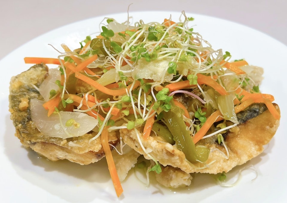 鯵のさっぱり和風マリネ